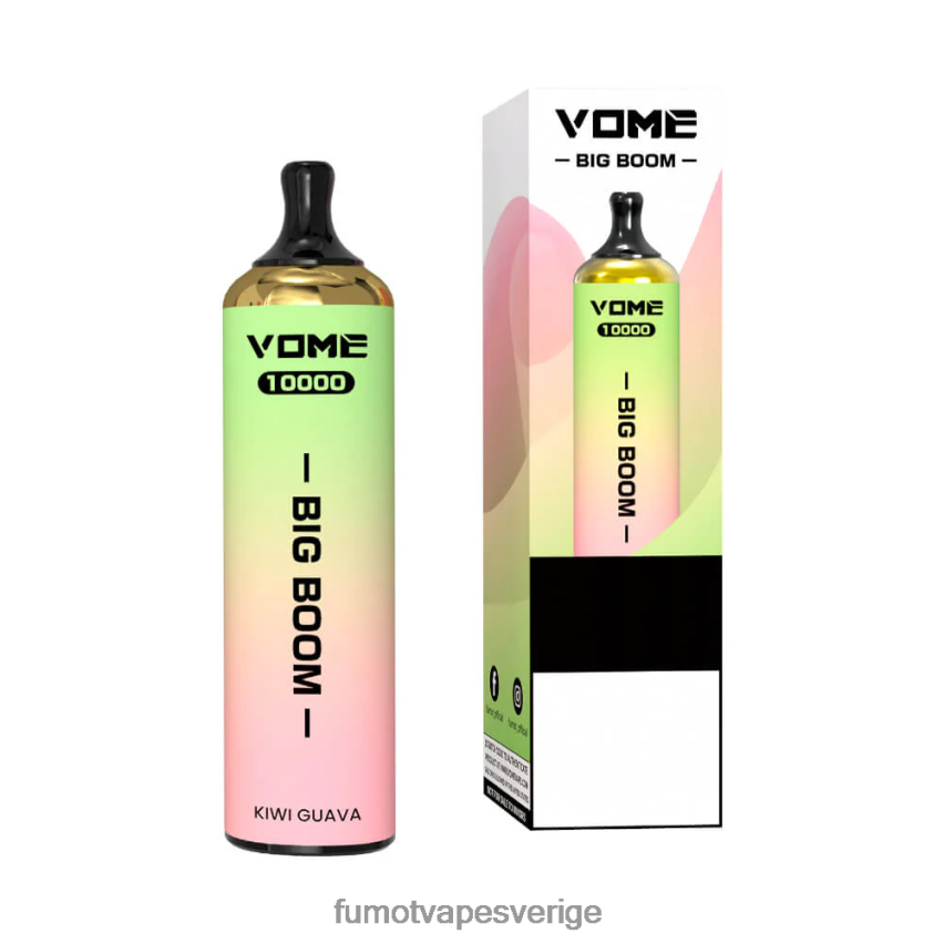 Fumot Vape Price - Fumot Vome Big Boom engångspenna 10000 - 20ml (1 st) jordgubbsvattenmelon is 26VFZN446